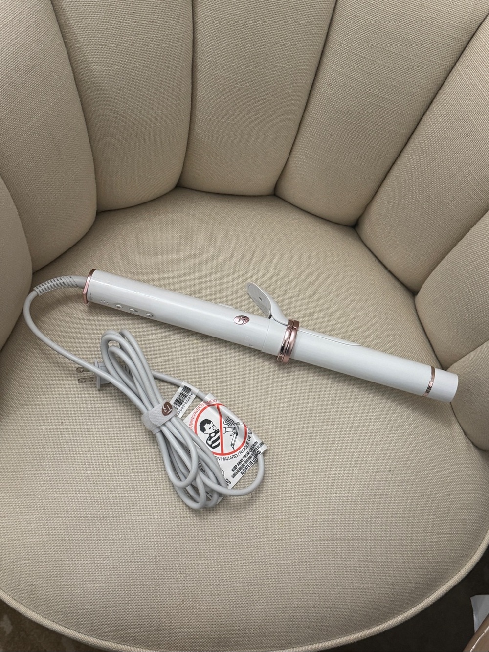 T3 Curl Wrap Automatic Rotating Curling Iron with Long Barrel 1.25